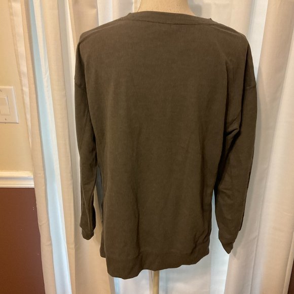 Wildfox Top S Gray Long Sleeve Easy Does It Rainbow Graphic Sweatshirt S… - Picture 6 of 8